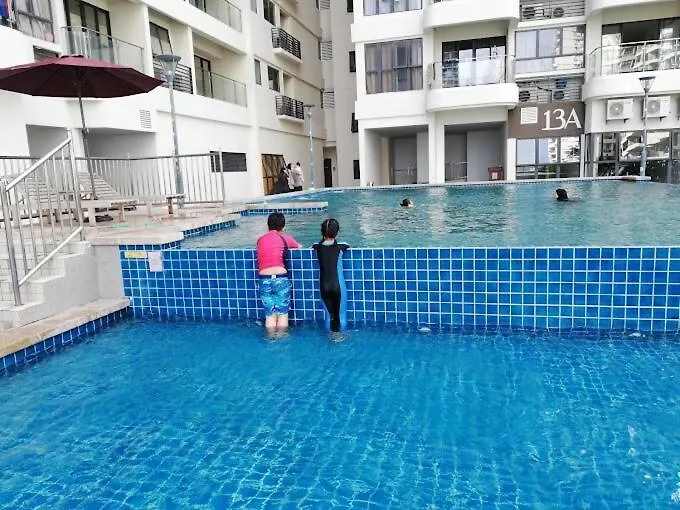 Apartmán Wonderseaview 3R3B Countrygarden Dangabay Jb Johor Bahru Malajsie