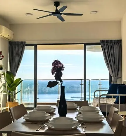 Apartmán Wonderseaview 3R3B Countrygarden Dangabay Jb Johor Bahru